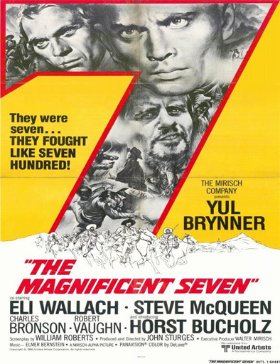 Los Siete Magníficos 01 (The Magnificent Seven) (1960)